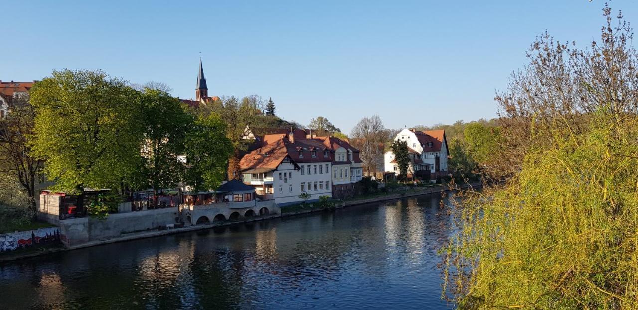 Tipp - Halle Idyllisch Am Fluss Krollwitz Exterior foto
