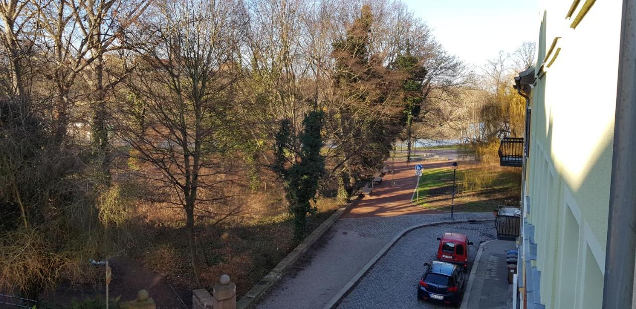 Tipp - Halle Idyllisch Am Fluss Krollwitz Exterior foto